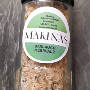 501/502 Bärlauch-Meersalz - in Mühle oder Nachfüllsäckli - 100 g